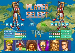 une photo d'Ã©cran de Slap Shot sur Arcade